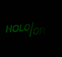 holoor green and black logo